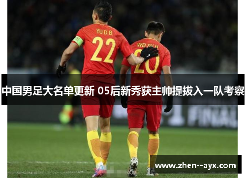 中国男足大名单更新 05后新秀获主帅提拔入一队考察 中国男足大名单更新 05后新秀获主帅提拔入一队考察
